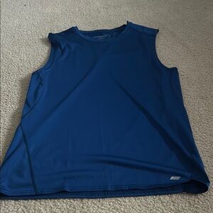 Amazon Essentials Blue Sleeveless Athletic Top sz Medium x2